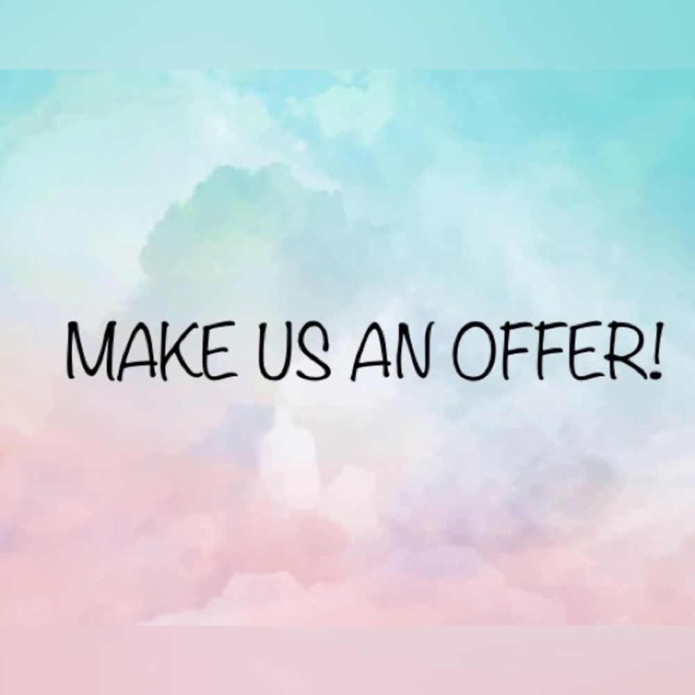 All reasonable offers WILL BE ACCEPTED!